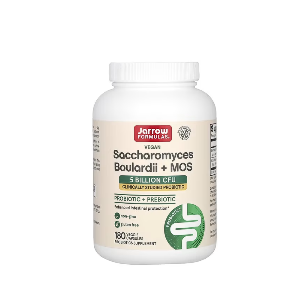 Jarrow Formulas, Vegan Saccharomyces Boulardii + MOS, 5 Billion CFU Jarrow Formulas, Vegan Saccharomyces Boulardii + MOS, 5 Billion CFU